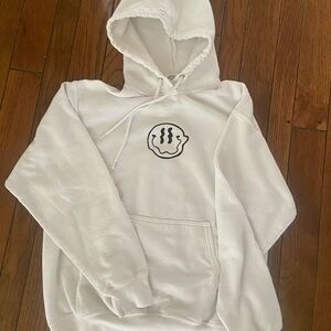 Stache Co White Hoodie